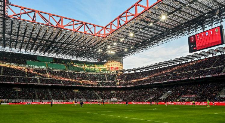 Partidas da Copa do Mundo de 1990 e quatro finais foram realizadas no Giuseppe Meazza.