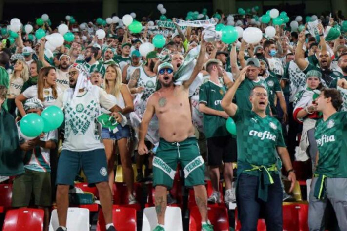 Torcida do Palmeiras em Abu Dhabi.