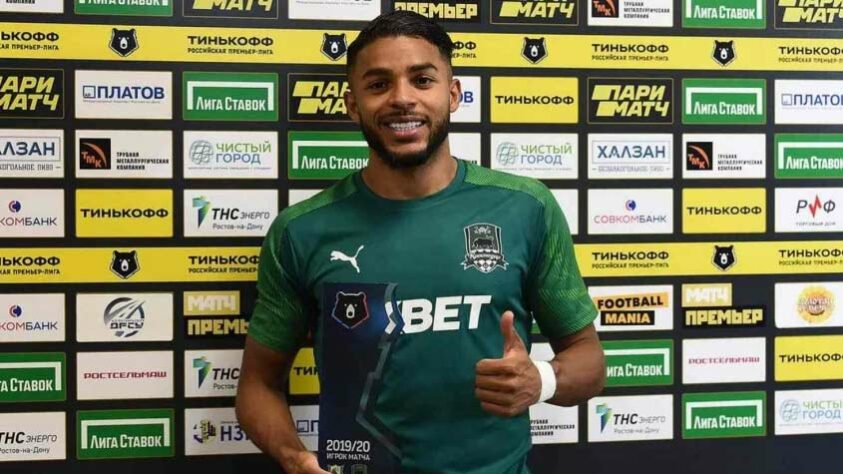 Wanderson - atacante - 27 anos - Krasnodar - contrato até 30/06/2024 / Valor de mercado: 8 milhões de euros (R$ 46 milhões)