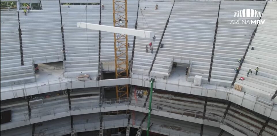 GALERIA: Veja como estão as obras do novo estádio do Atlético Mineiro