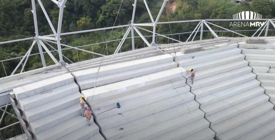 GALERIA: Veja como estão as obras do novo estádio do Atlético Mineiro