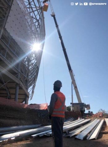 GALERIA: Veja como estão as obras do novo estádio do Atlético Mineiro