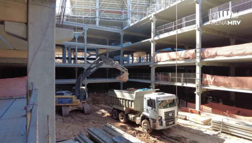 GALERIA: Veja como estão as obras do novo estádio do Atlético Mineiro