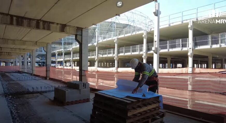 GALERIA: Veja como estão as obras do novo estádio do Atlético Mineiro