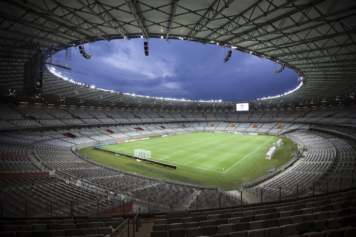 5º - Mineirão - Localização: Belo Horizonte (MG) - Capacidade: 61.927 pessoas