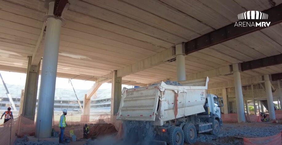 GALERIA: Veja como estão as obras do novo estádio do Atlético Mineiro