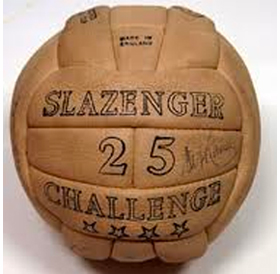 Nome da bola: Slazenger Challenge 4-Star. Edição: Copa de 1966