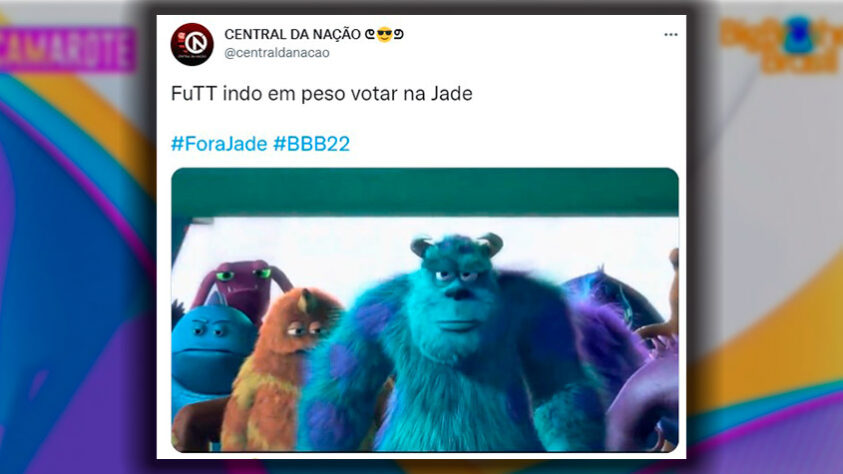 Paredão de milhões: perfis de futebol declaram apoio a Arthur Aguiar e pedem saída de Jade Picon.