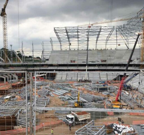 GALERIA: Veja como estão as obras do novo estádio do Atlético Mineiro