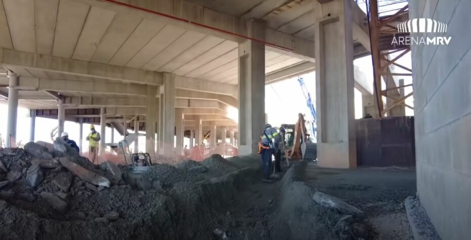 GALERIA: Veja como estão as obras do novo estádio do Atlético Mineiro