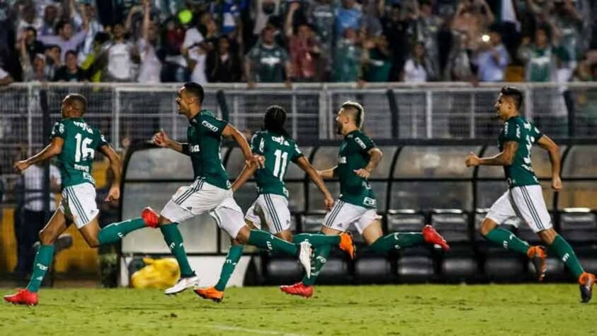 Palmeiras (5) 1 x 2 (3) Santos - Campeonato Paulista - 27/03/2018: a partida foi realizada no estádio do Pacaembu por conta de um show banda britânica Depeche Mode.