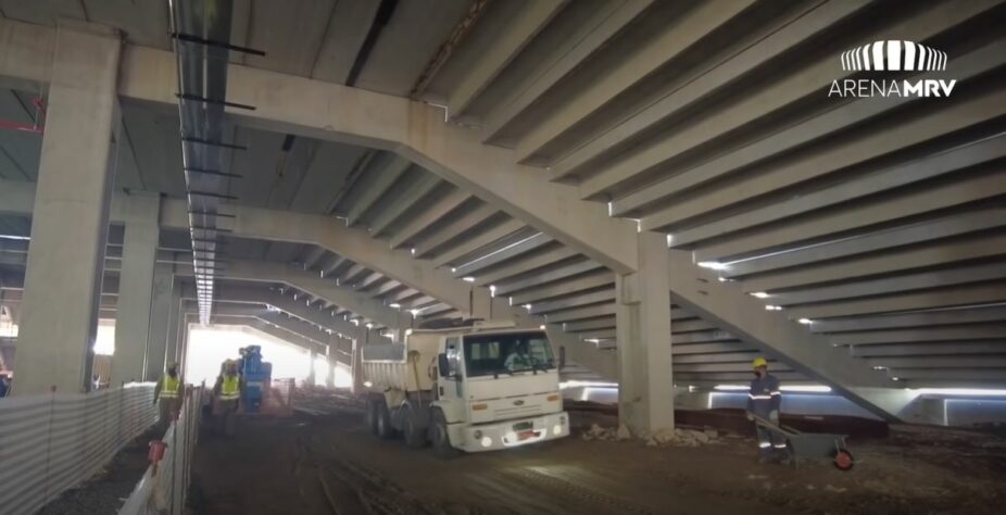 GALERIA: Veja como estão as obras do novo estádio do Atlético Mineiro