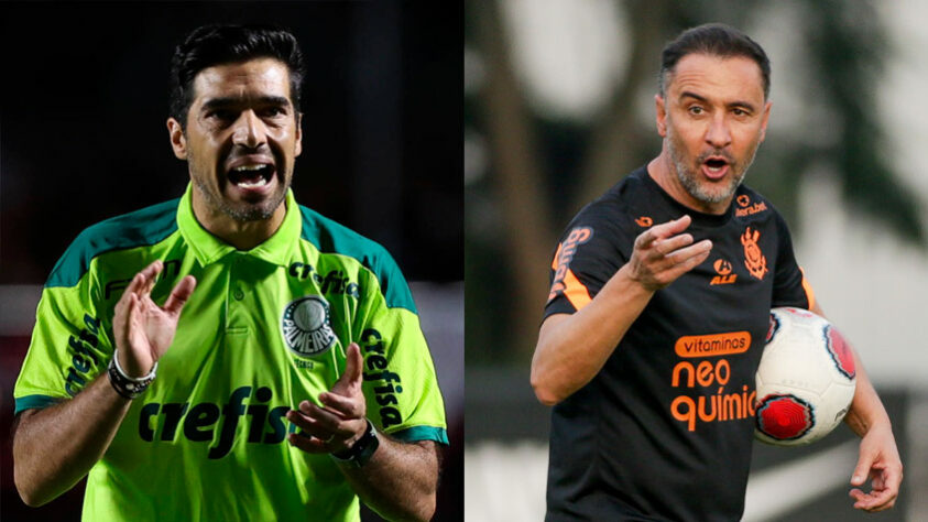 Técnicos: Abel Ferreira (Palmeiras) x Vitor Pereira (Corinthians)