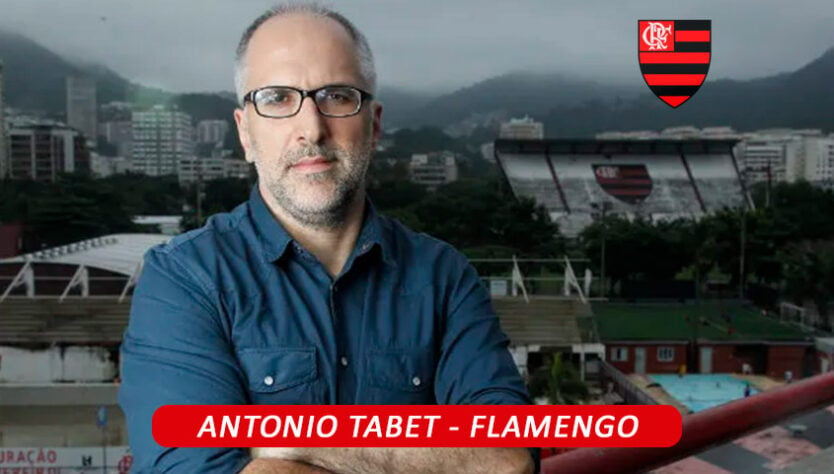 Criador do "Kibe Loco", além de sócio-fundador e humorista do "Porta dos Fundos", o publicitário Antonio Tabet é torcedor do Flamengo. O influenciador já teve passagem, inclusive, pela VP de Comunicação do clube carioca.