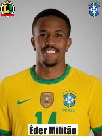 Éder Militão - 6,0 - Conseguiu bons desarmes e não comprometeu.