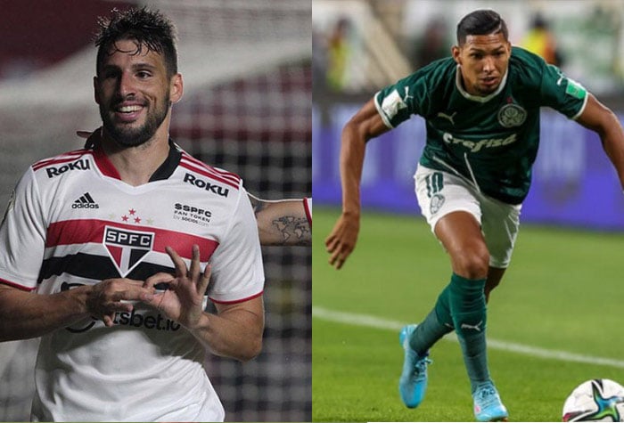 Calleri (São Paulo) x Rony (Palmeiras)