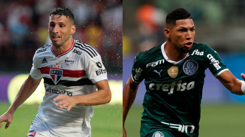 Calleri (São Paulo) x Rony (Palmeiras) 