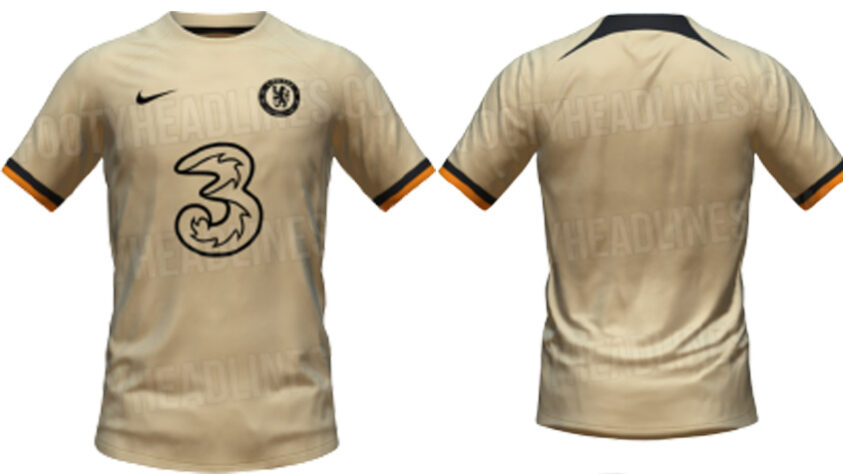 A camisa 3 do Chelsea para a temporada seguinte 