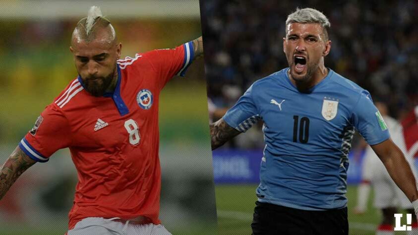 Chile x Uruguai. O Chile necessita de uma vitória e uma sequência de resultados para ir para a repescagem. O confronto diante do Uruguai acontecerá nesta terça-feira, às 20h30. Transmissão: SporTV4.