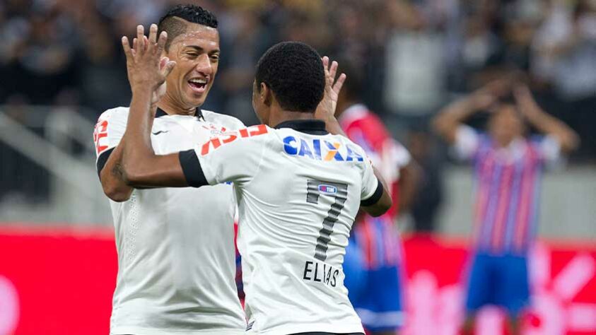 Corinthians 3 x 0 Bahia - Terceira fase da Copa do Brasil 2014 (jogo de ida) - 23 de julho de 2014 (na volta derrota do Timão por 1 a 0, mesmo assim classificação)