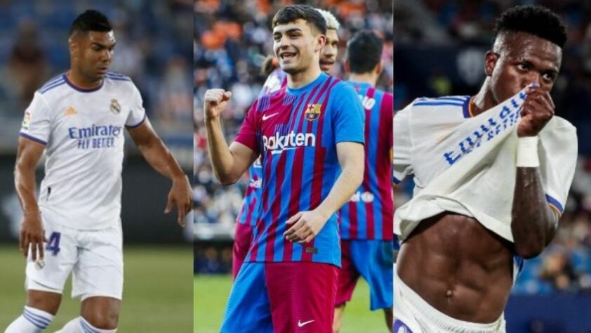 No próximo domingo (20), Real Madrid e Barcelona se enfrentam pelo campeonato espanhol. Os dois times vivem boa fase, a partida promete e estará recheada de craques. Nesta galeria, confira quais são os jogadores mais valiosos do 'El Clásico'! (Dados do site transfermarkt)