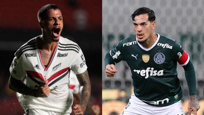 Diego Costa (São Paulo) x Gustavo Gómez (Palmeiras)