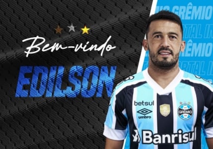 FECHADO - O Grêmio anunciou nesta terça-feira a volta do lateral-direito Edilson. O defensor de 35 anos estava sem clube desde que se desligou do Avaí. Ele será apresentado nesta quarta-feira pelo Imortal.