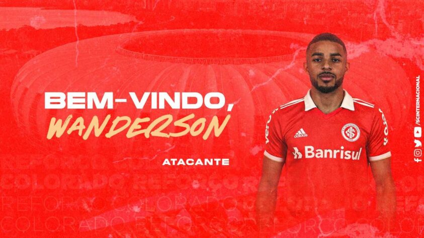 O Inter anunciou o atacante Wanderson nesta sexta-feira. O acerto foi feito por empréstimo junto ao FC Krasnodar, até dezembro, com o Colorado tendo opção de compra fixada. Caso queira ficar com o jogador em definitivo, o Inter terá de arcar com 4,5 milhões de euros ( cerca de R$ 24,7 milhões pela cotação atual).