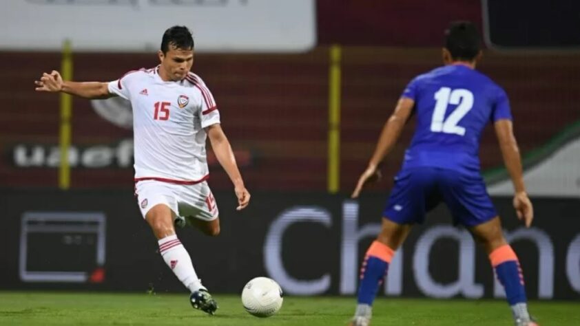 Fàbio Lima, meio-campista de 28 anos do Al Wasl. Ele nasceu em Araçagi (PB) e defende a seleção dos Emirados Árabes.