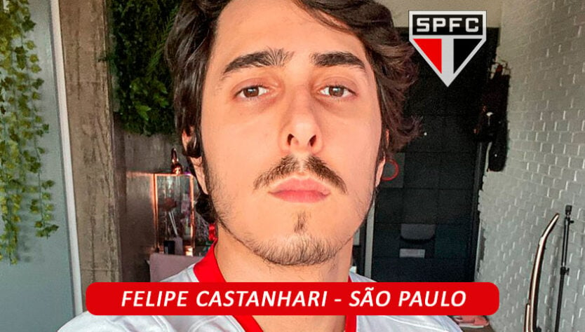 Criador do ótimo "Canal Nostalgia" no YouTube (14,3 milhões de inscritos), Felipe Castanhari é torcedor do São Paulo.