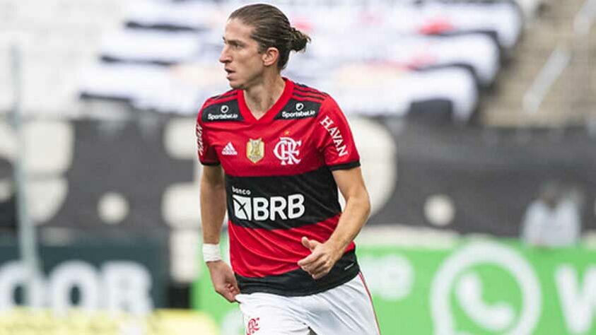 O lateral-esquerdo Filipe Luís, nascido em Jaraguá do Sul, no estado de Santa Catarina, tem fotos de infância vestindo a camisa do Flamengo