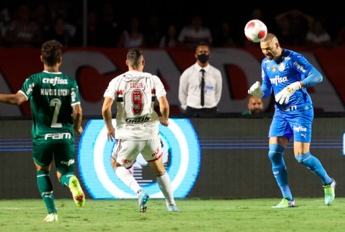 Sao Paulo, Brazil. 03rd Apr, 2022. SP - Sao Paulo - 03/04/2022 - PAULISTA  2022 FINAL, PALMEIRAS X SAO PAULO - Jogadores do Palmeiras comemoram titulo  de campeao durante cerimonia de premiacao apos vitoria contra o Sao Paulo  em partida no