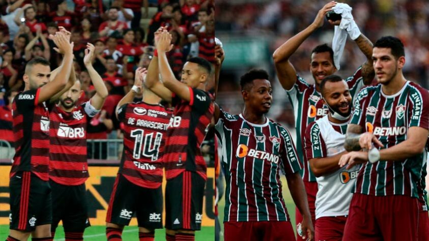 Flamengo e Fluminense se enfrentam pelo primeiro jogo da final do Campeonato Carioca nesta quarta-feira (30), às 21h40, no Maracanã. O Rubro-Negro pode não contar com o Arrascaeta, que talvez não retorne da seleção uruguaia a tempo, mas tem Bruno Henrique de volta aos treinamentos. Já o Tricolor tem dias decisivos pelos retornos de Nino, Felipe Melo e Luiz Henrique. Porém, quem tem o melhor time? Confira a votação jogador por jogador feita pela redação do LANCE!, levando em conta os últimos jogos, prováveis desfalques e possíveis retornos.