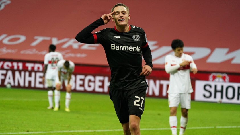 23° lugar - Florian Wirtz (Bayer Leverkusen) - Idade: 19 anos - Posição: Meio-campista - Valor: 87,7 milhões de euros (R$ 456 milhões)