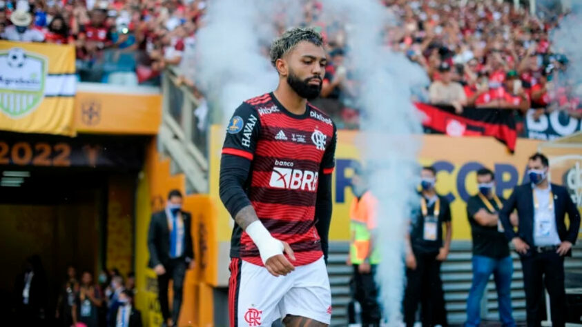 1º - Gabigol (26 anos) - posição: atacante - clube: Flamengo - Valor de mercado: 24 milhões de euros (R$ 125,3 milhões)