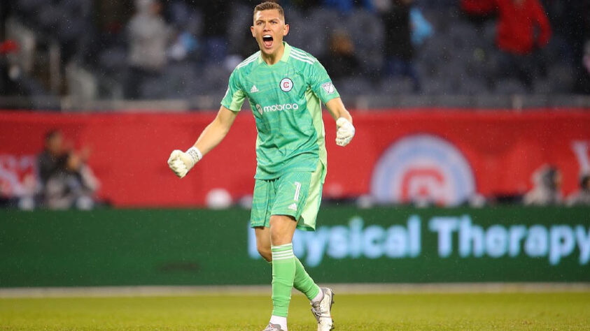 46º- Gabriel Slonina (Estados Unidos), goleiro de 17 anos do Chicago Fire.