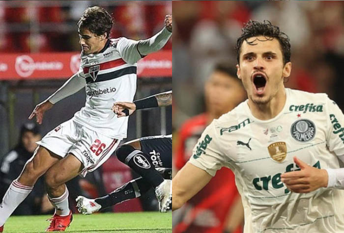 Igor Gomes (São Paulo) x Raphael Veiga (Palmeiras)