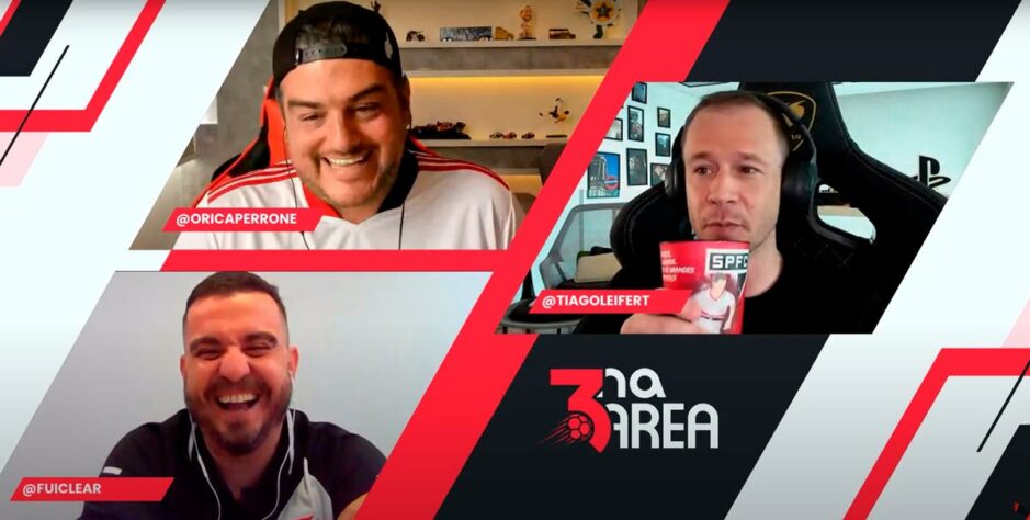 Há algum tempo, em uma live no canal "3 na Área", Tiago Leifert já havia revelado que é torcedor do São Paulo. Aproveitando essa onda, resolvemos relembrar o time de coração de outros nomes famosos do jornalismo esportivo brasileiro. Confira!