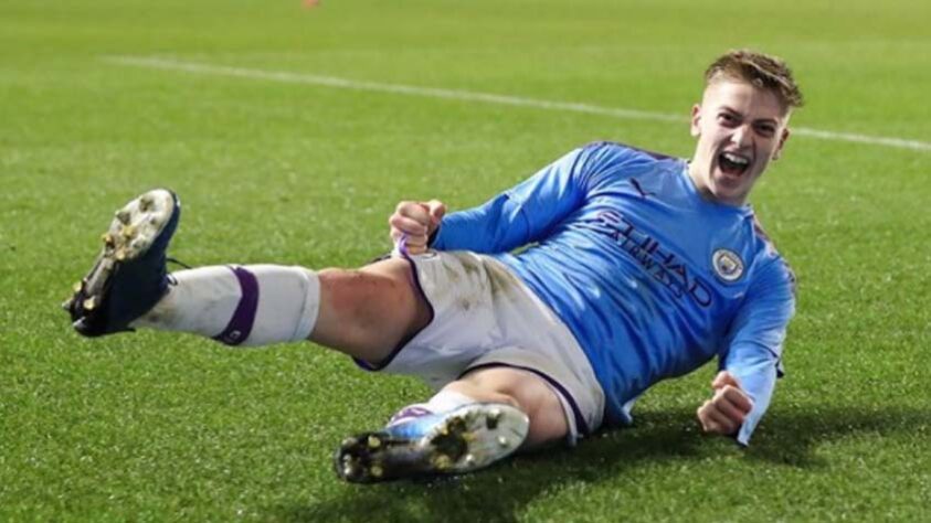 23º- Liam Delap (Inglaterra), atacante de 19 anos do Manchester City.