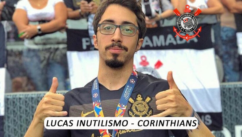 Lucas, o criador do canal "Inutilismo" no YouTube é torcedor do Corinthians.