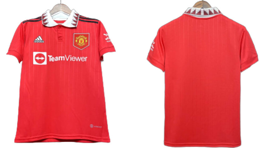 Suposta camisa 1 da temporada seguinte do Manchester United.