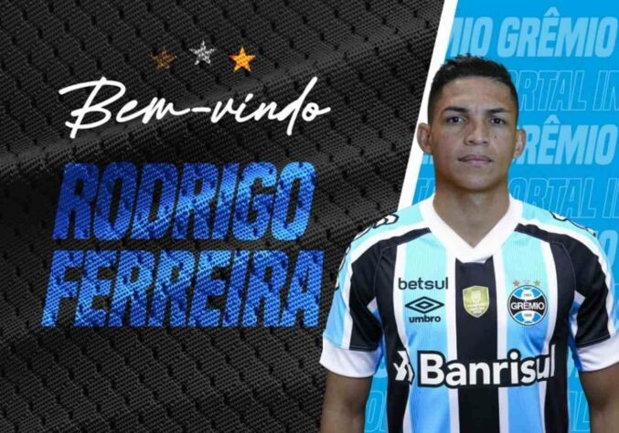 FECHADO - O Grêmio oficializou a conclusão do negócio para a chegada do lateral-direito Rodrigo Ferreira, nome que esteve recentemente no Mirassol, mas que tem uma trajetória considerável no futebol paulista. 