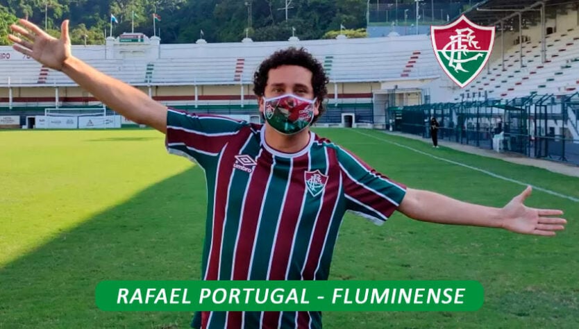 Além de fazer sucesso no "Porta dos Fundos", Rafael Portugal tem mais de 7 milhões de seguidores no Instagram. O humorista nunca escondeu seu amor pelo Fluminense.