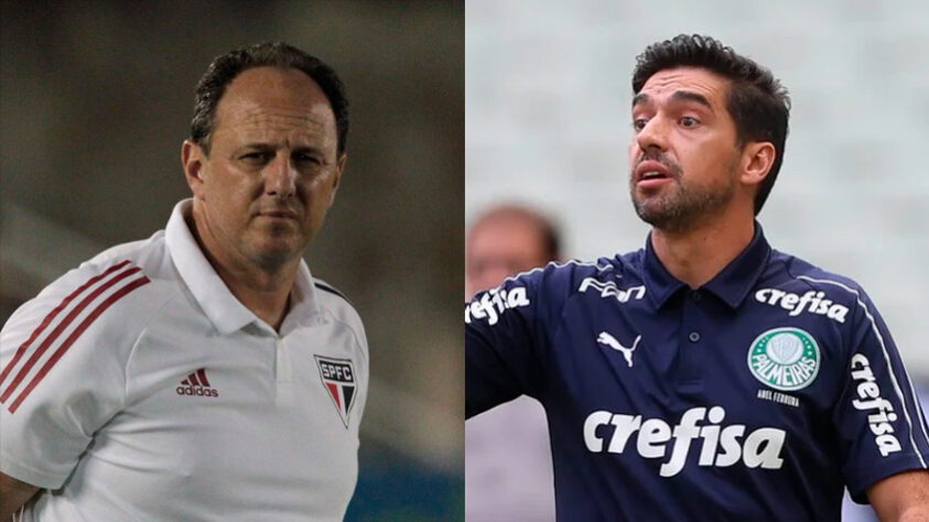 Rogério Ceni (São Paulo) x Abel Ferreira (Palmeiras)