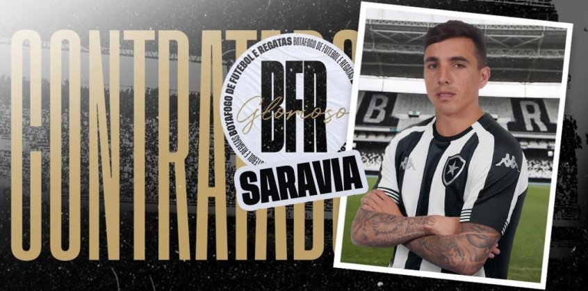 FECHADO - Renzo Saravia é jogador do Botafogo. Nesta terça-feira, o Glorioso anunciou a contratação do lateral-direito de 28 anos, aprovado nos exames médicos.