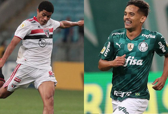 Gabriel Sara (São Paulo) x Gustavo Scarpa (Palmeiras)