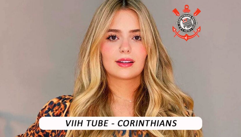 Ex-BBB, a influenciadora Viih Tube é torcedora do Corinthians.