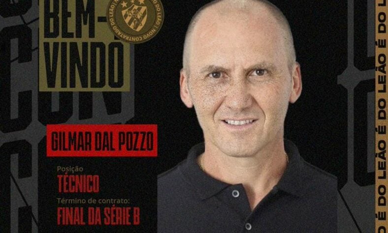 FECHADO - O Sport anunciou a chegada do técnico Gilmar Dal Pozzo para comandar a equipe ao longo de 2022, após a demissão de Gustavo Florentín.