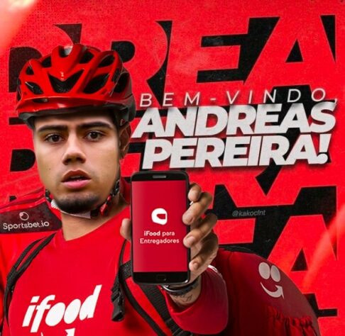 Após nova falha, desta vez contra o Vasco, Andreas Pereira voltou a ser alvo de memes.