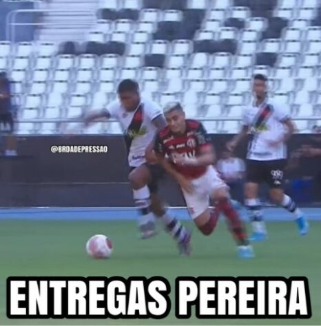 Flamengo 2 x 1 Vasco: torcedores fazem memes com Andreas Pereira após vacilo do jogador  no clássico.